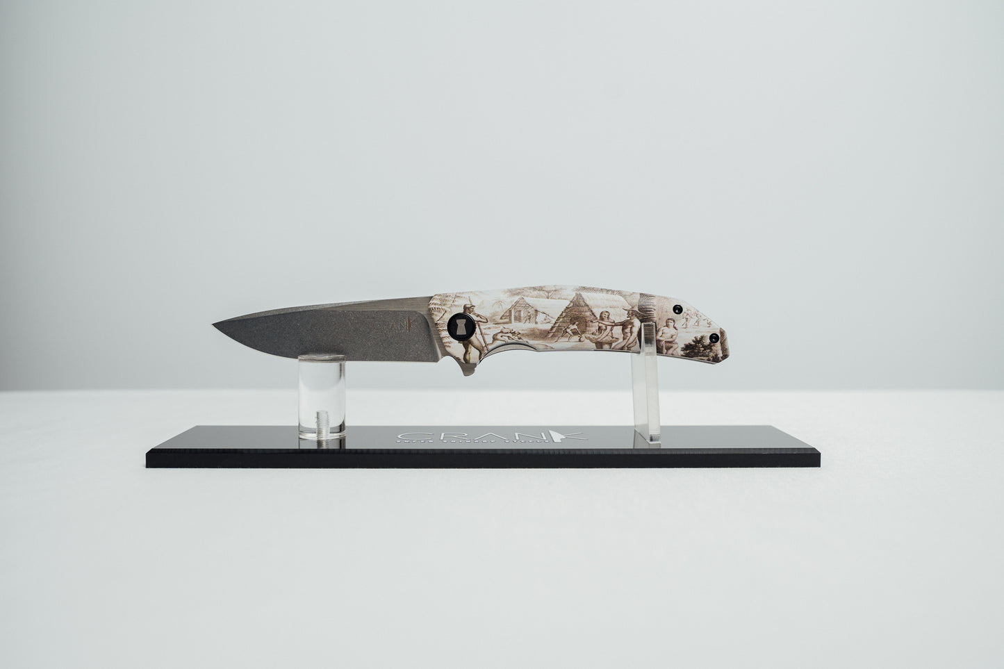 ANTES NABAHA – Pocket Knife with Ancient Chamorro Artwork | EDC Pocket Knife
