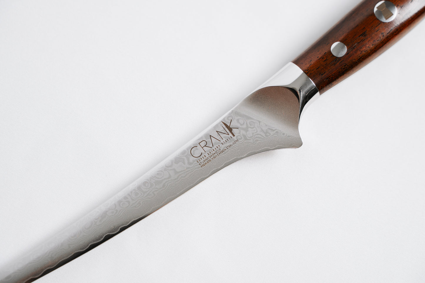 Peskådot Damascus Fillet Knife