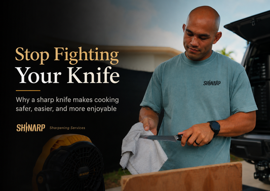 Stop Fighting Your Knife: Why a Sharp Knife Makes Cooking Safer, Easier, and More Enjoyable
