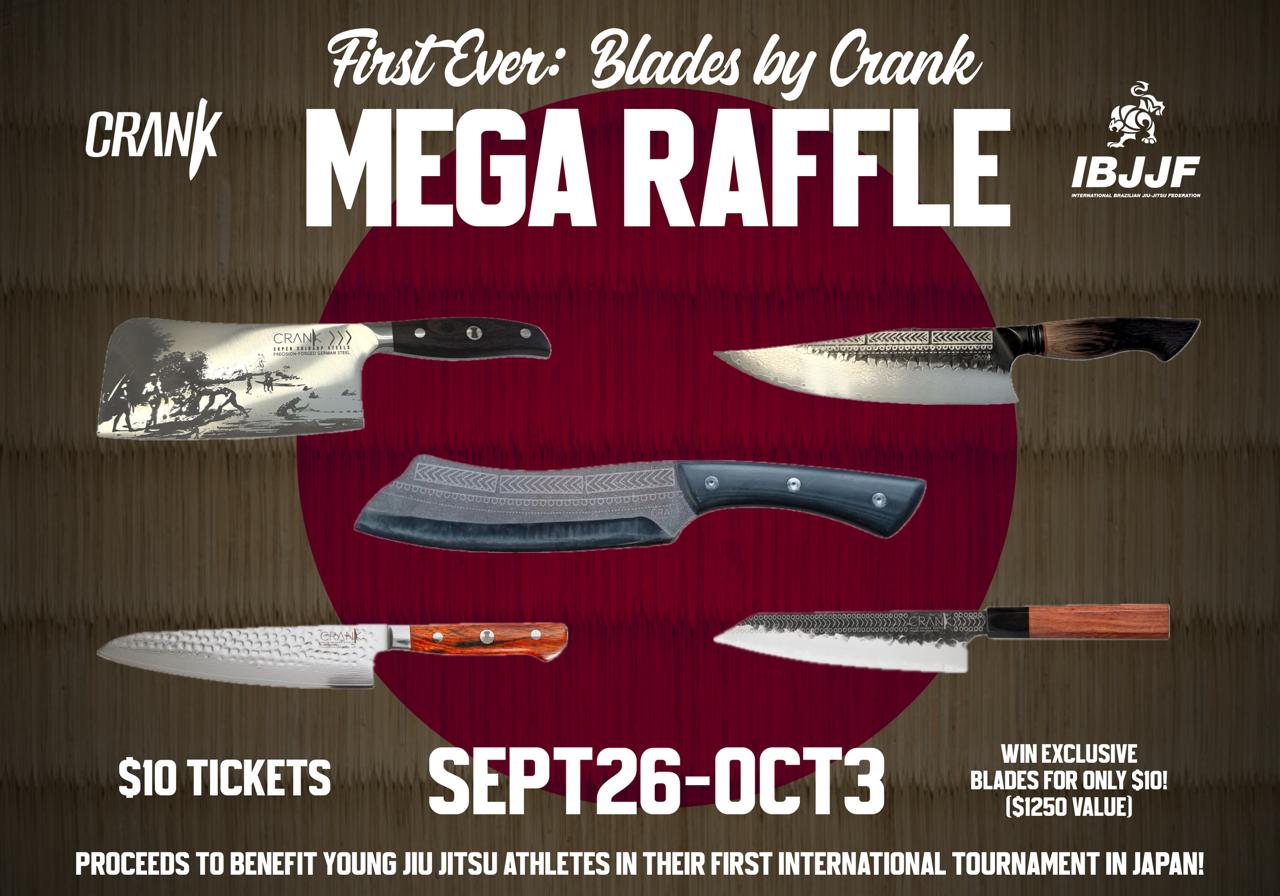 Blades By Crank Mega Raffle Ticket – $10