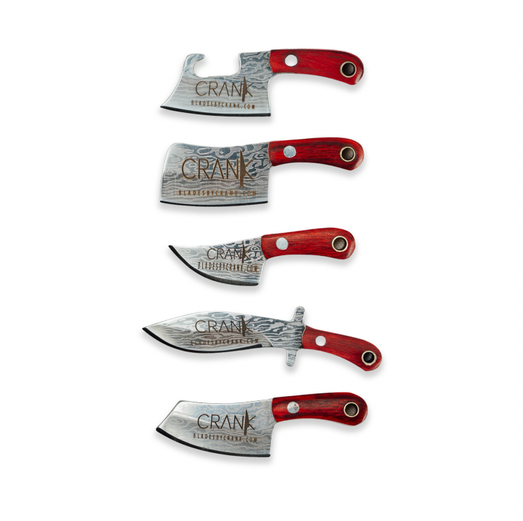 KIÑUTE 5-Pack Keychain Blades by CRANK
