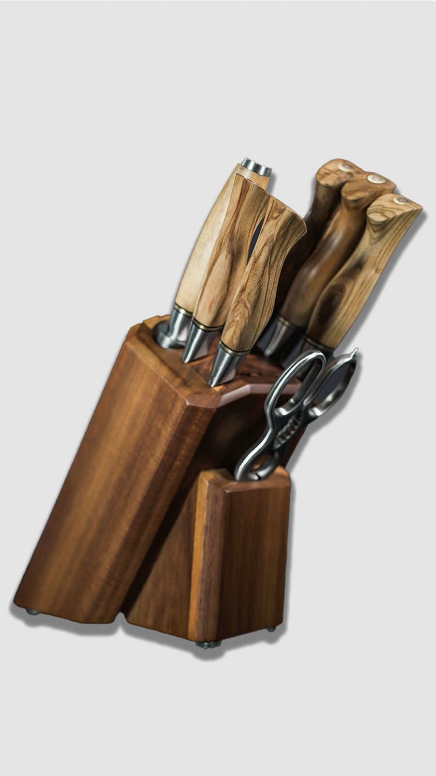 Meggai Series | Premiere 8 Pcs Knife Set with Wooden Block