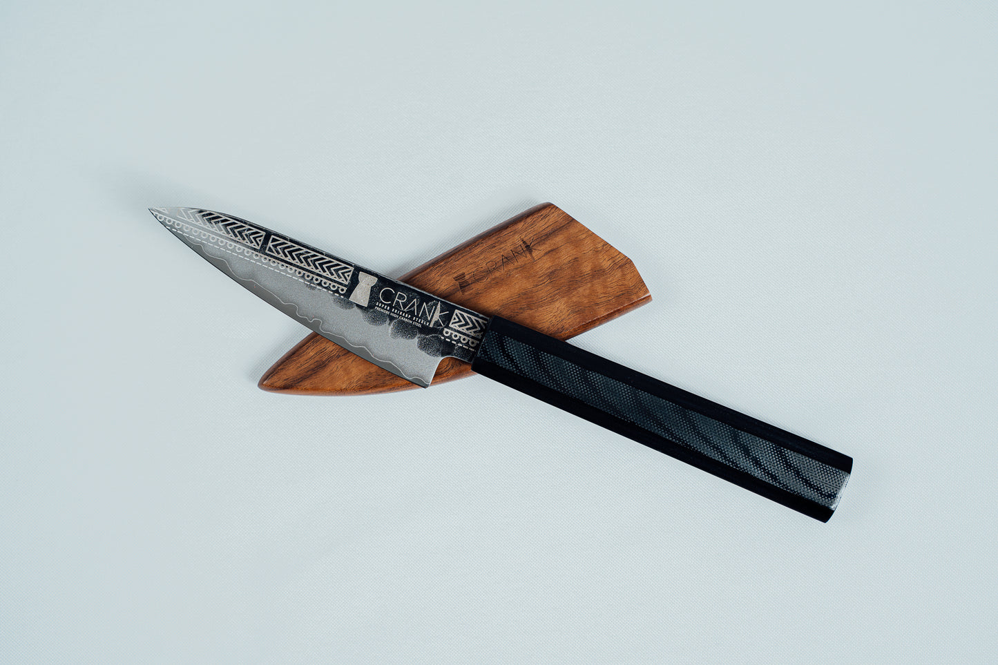Åchugao Pripåra Precision Paring Knife 4" w/ Black G10 Handle