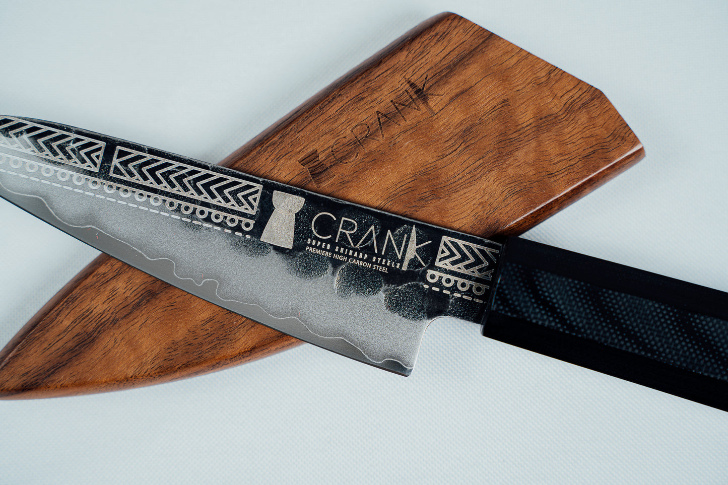 Åchugao Pripåra Precision Paring Knife 4" w/ Black G10 Handle