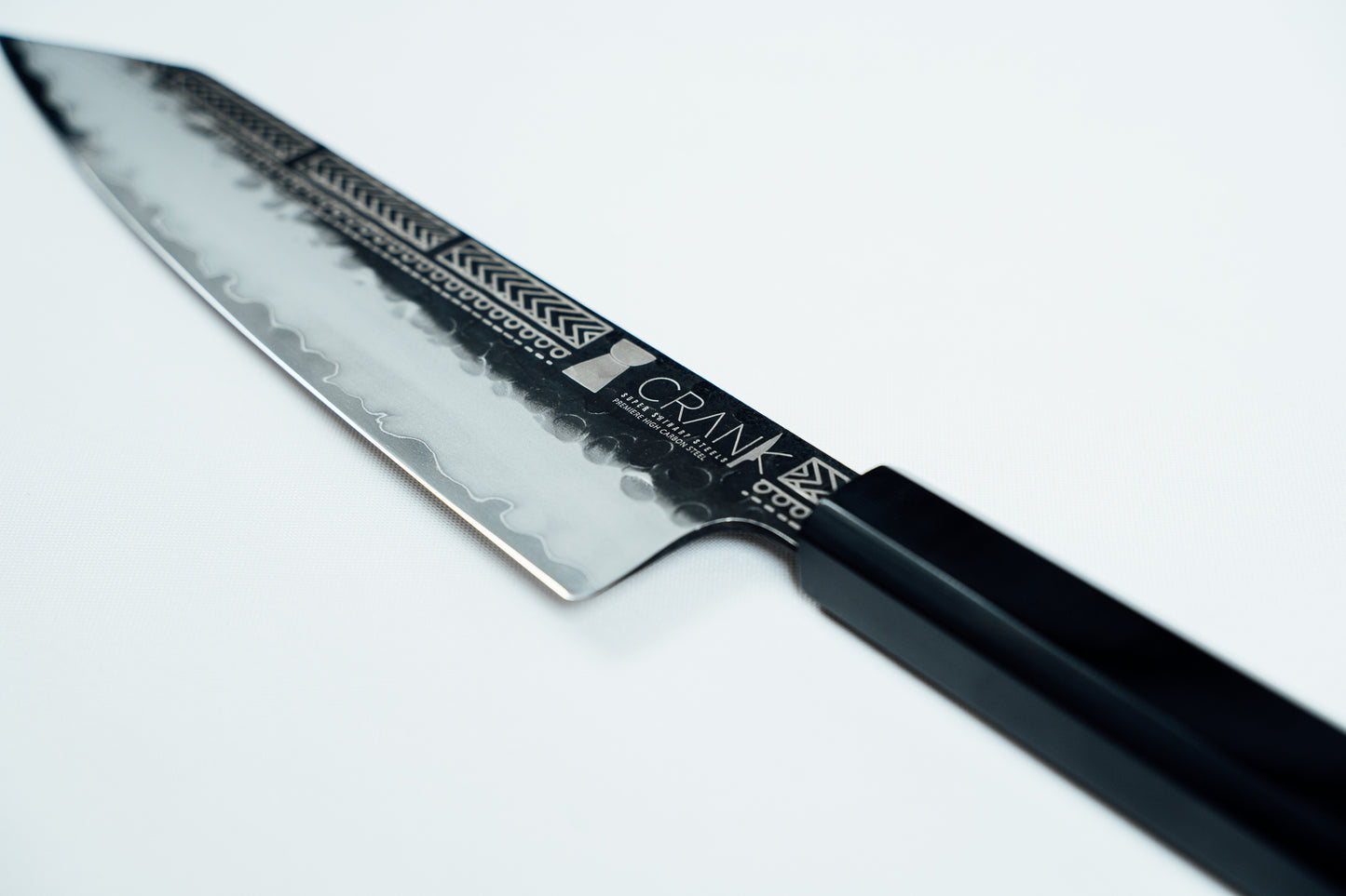 Åchugao Pripåra Precision Chef Knife 8.5" w/ Black G10 Handle