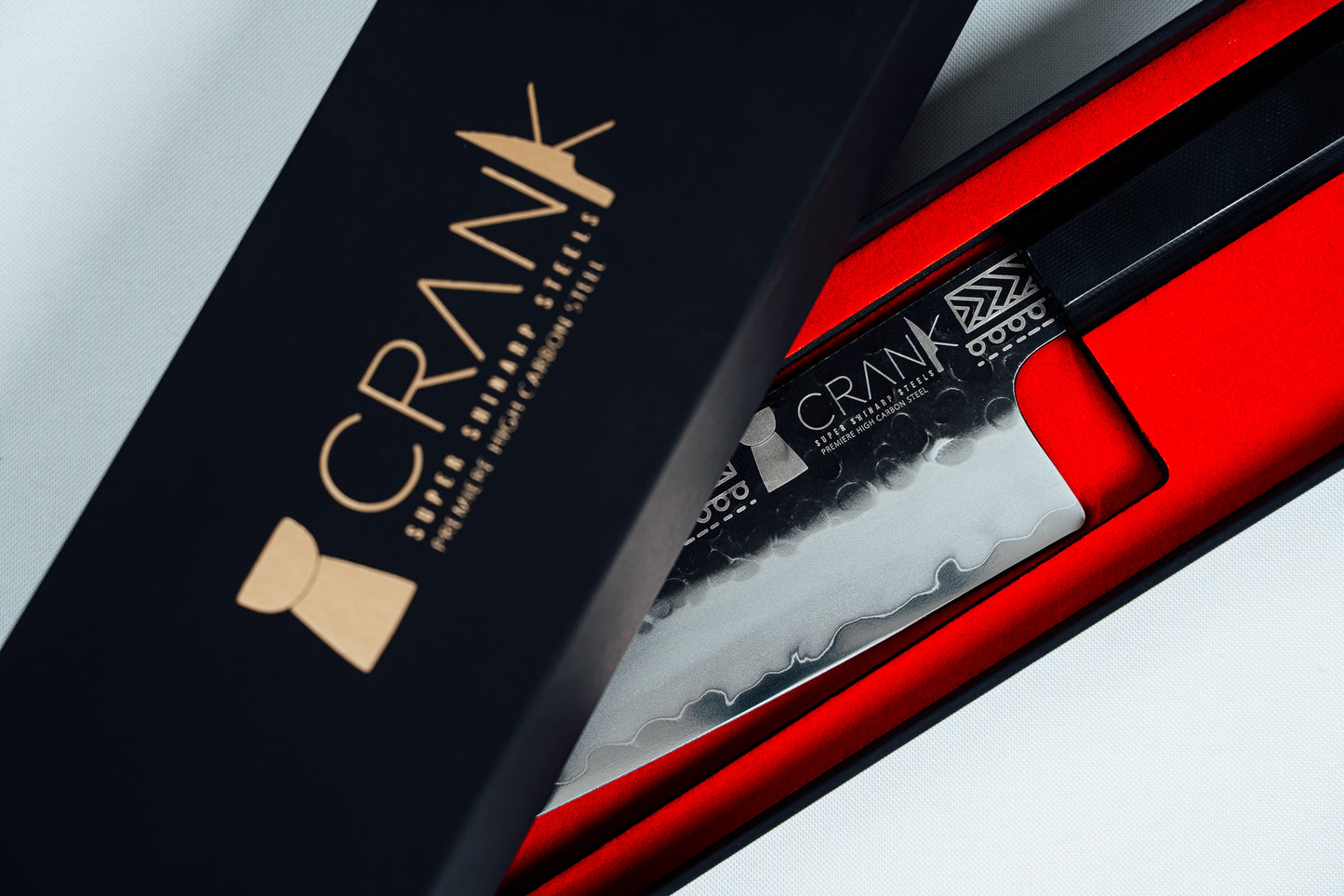 Åchugao Pripåra Precision Chef Knife 8.5" w/ Black G10 Handle