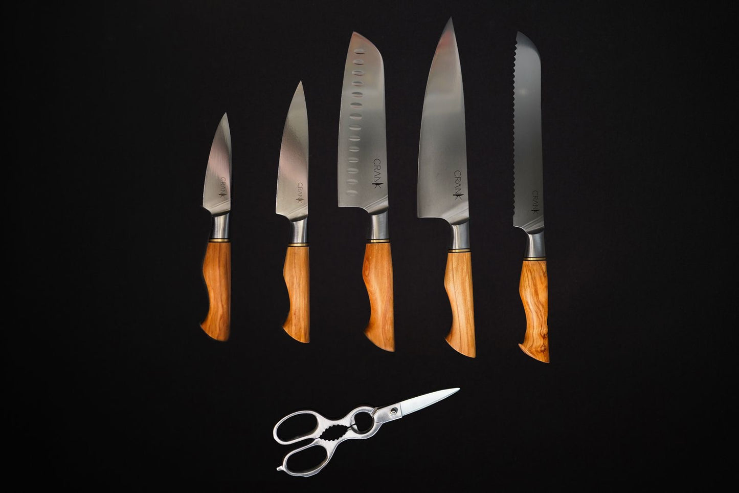 Meggai Series | Premiere 8 Pcs Knife Set with Wooden Block